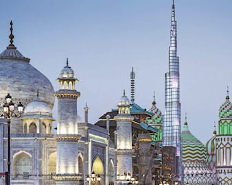 A view of Dubai's Global Village, a tourism, leisure, shopping and entertainment destination