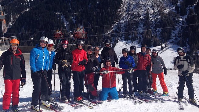 Alumni in Austria for Chicago Booth Goes Skiing