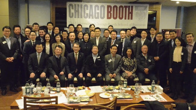 Chicago Booth Alumni Club of Korea at New Year's Dinner in Seoul