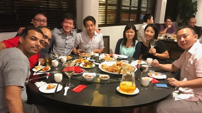 Alumni dinner Singapore