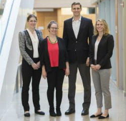 Photo of the winners of the Social New Venture Challenge 