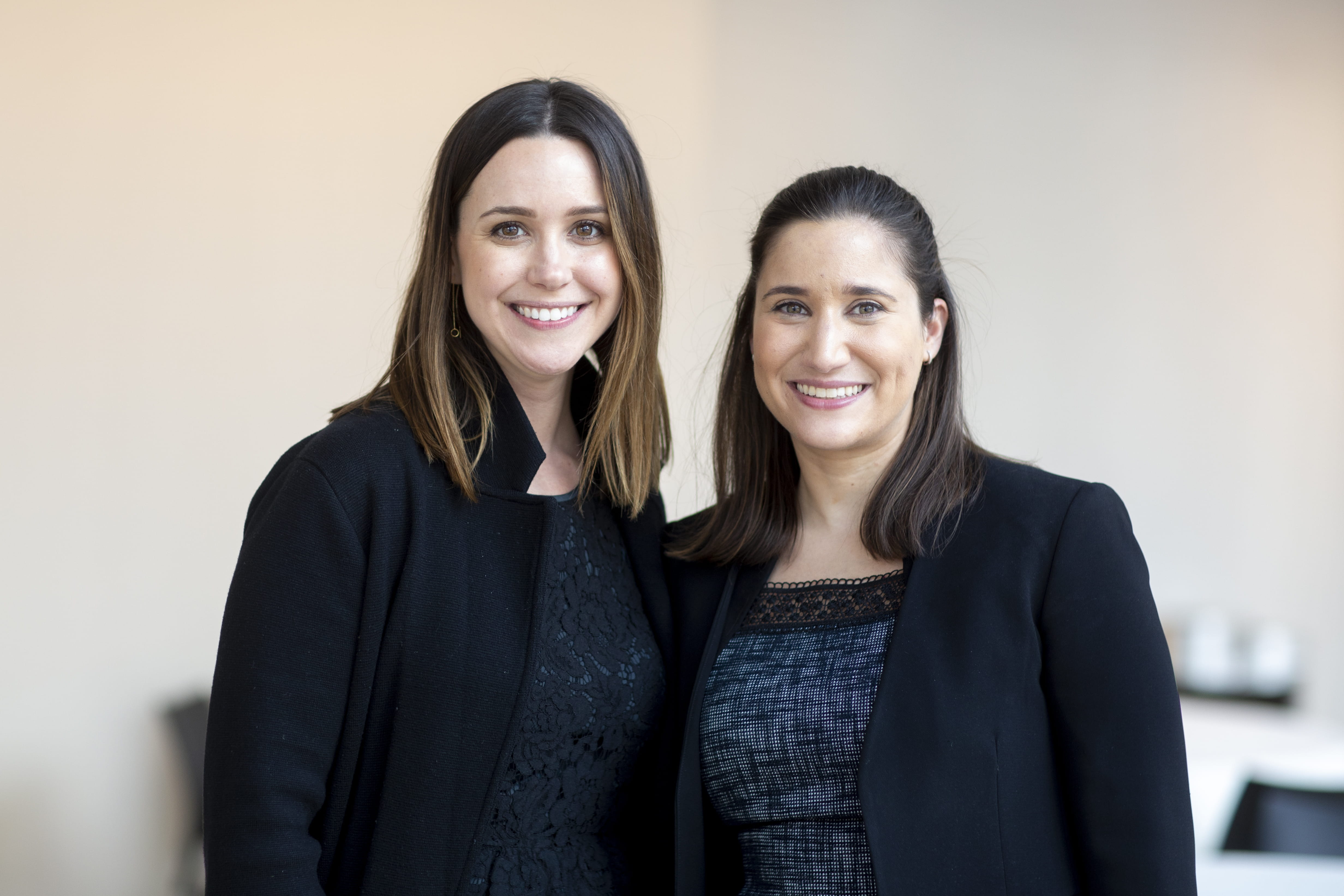 VOCEL co-founder Kelly Lambrinatos and Director of Development Debra Michaels