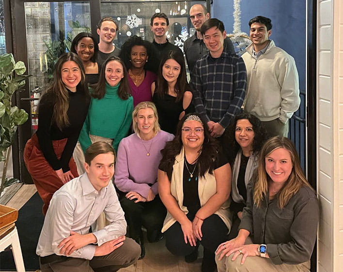 group photo at Kilts Winter Meetup 