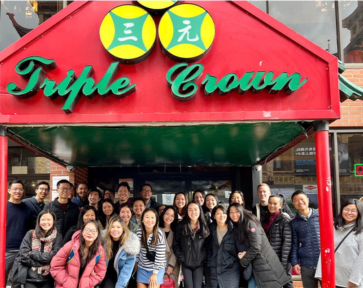 AASA group members outside of Triple Crown