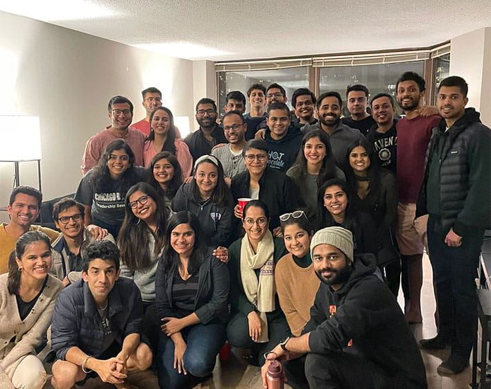 group of SABG members togther in apartment 