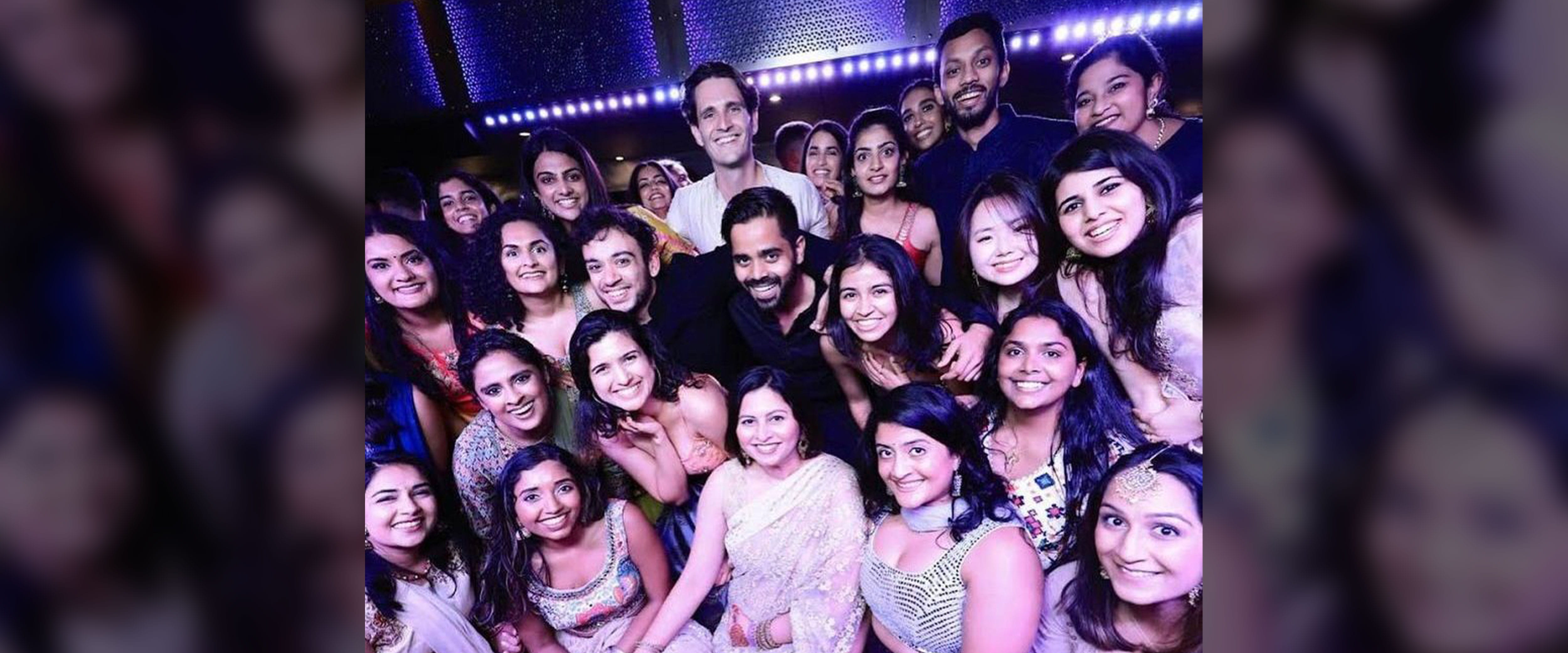 South Asia Business Group memebers taking a selfie 