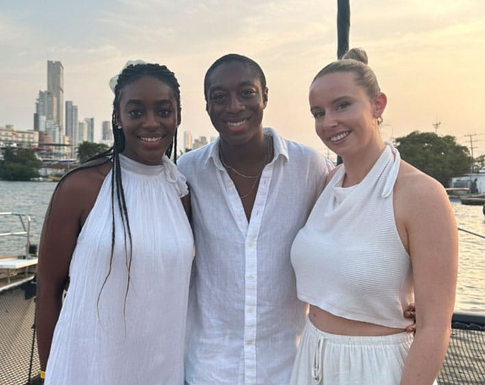 Folasade and Boothies at Colombia trip