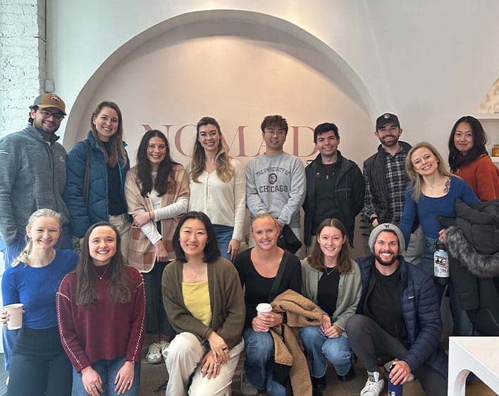 group of people smiling