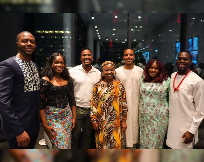 group photo of Boothies smiling in group photo