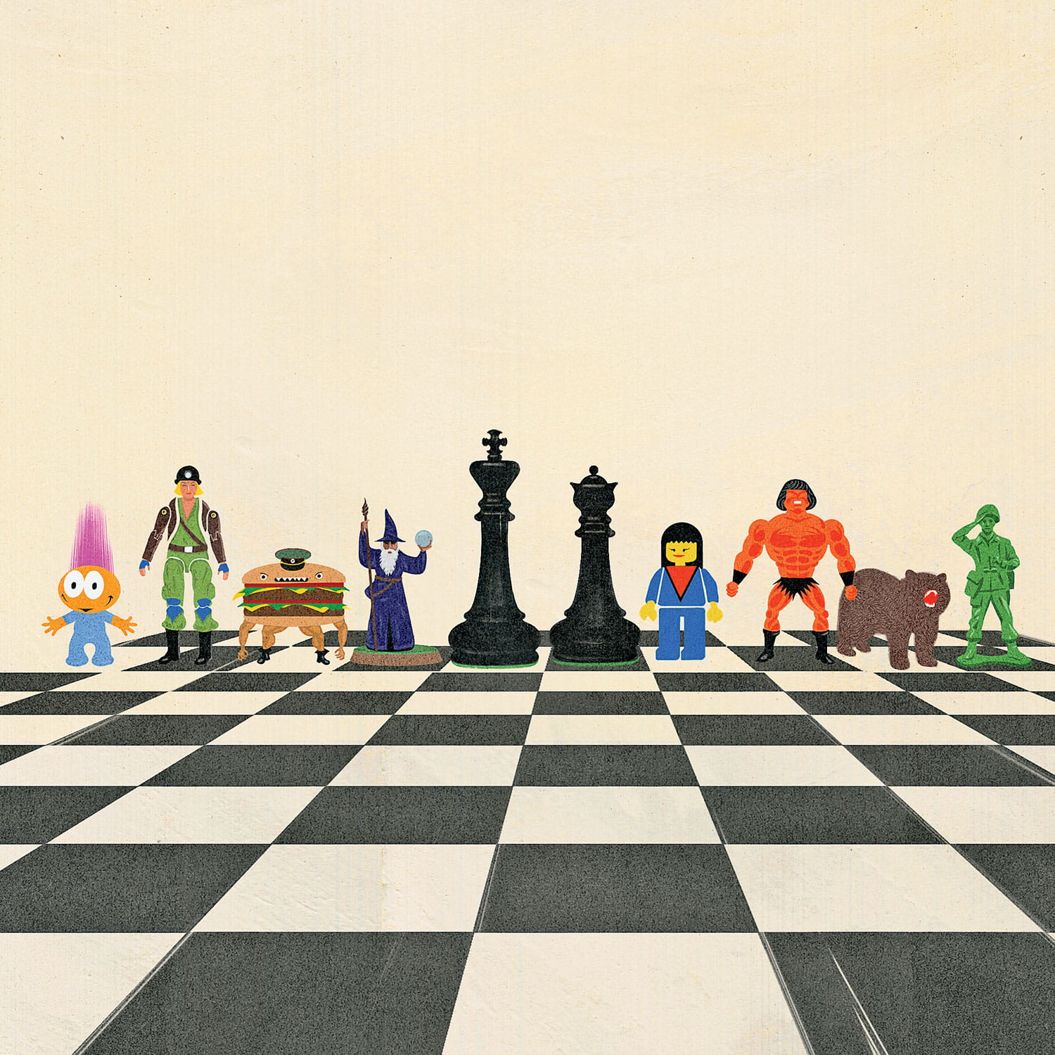Illustration of a chess board