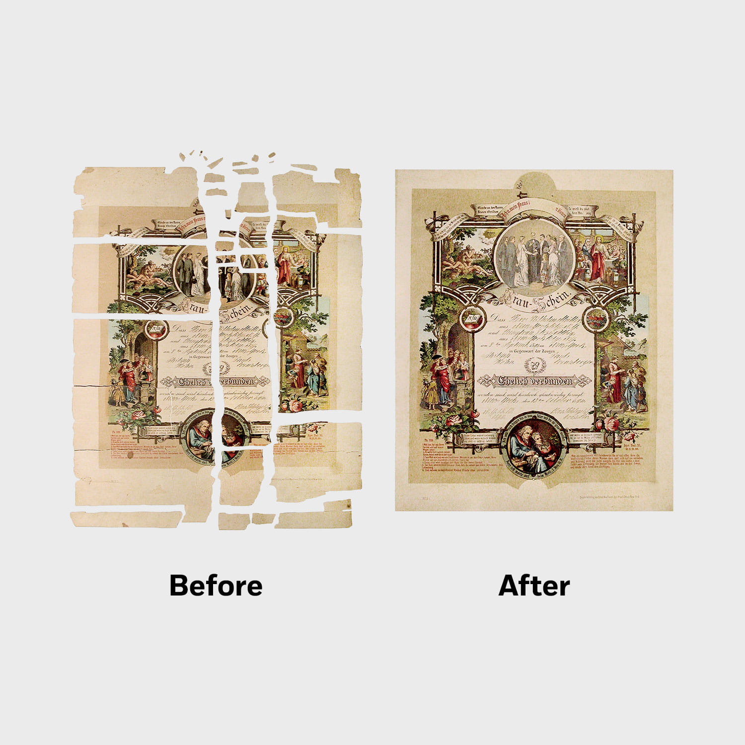 Photo of Marriage License restoration