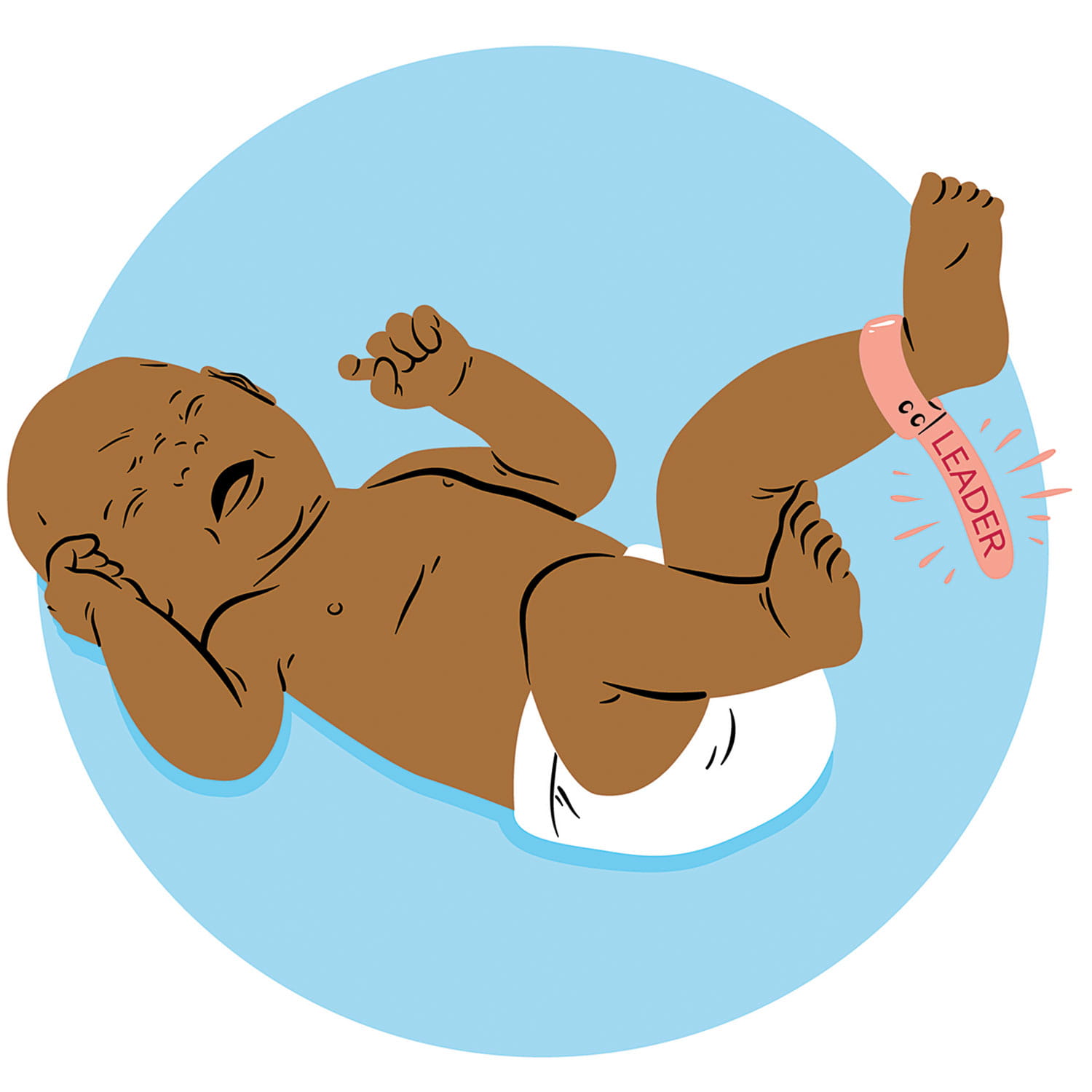 Illustration of a baby
