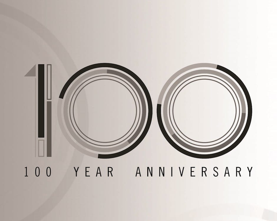 PhD 100 Year Anniversary Logo