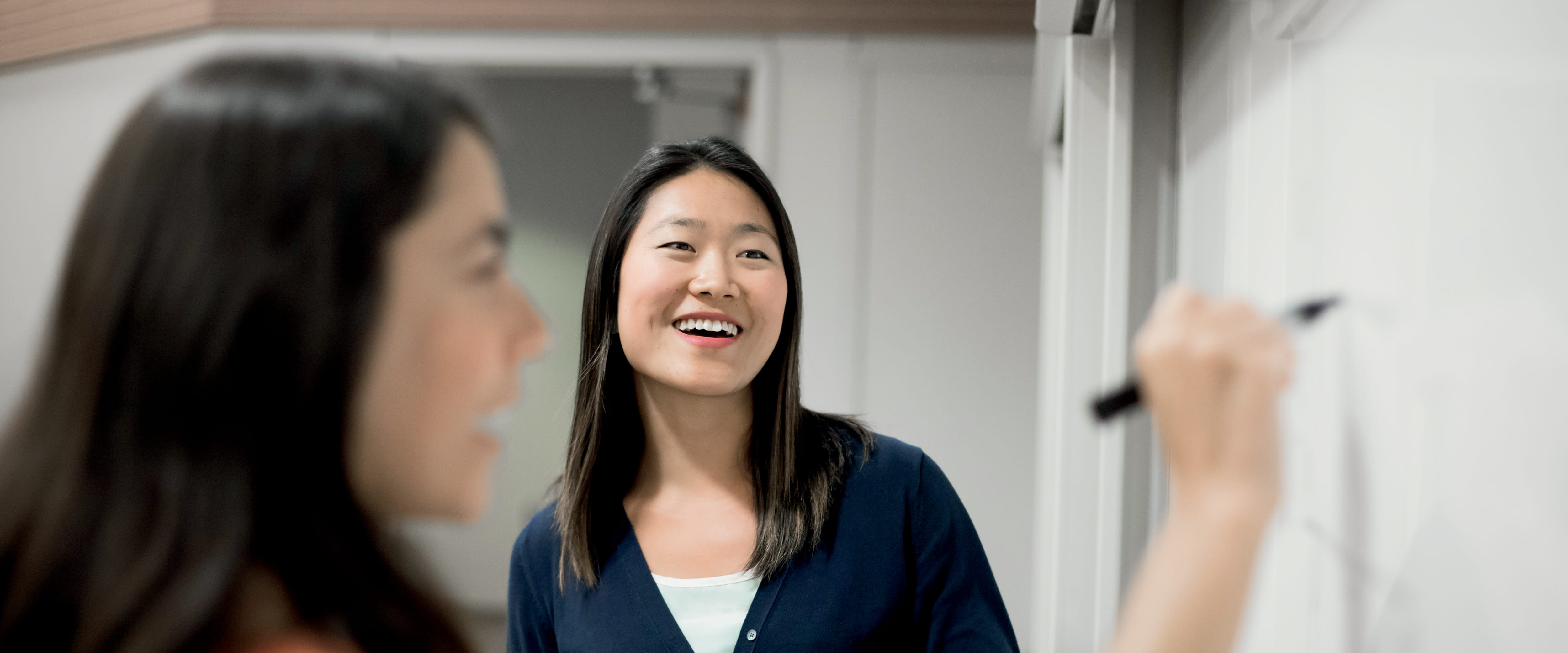 Neubauer Civic Scholars collaborating on a project