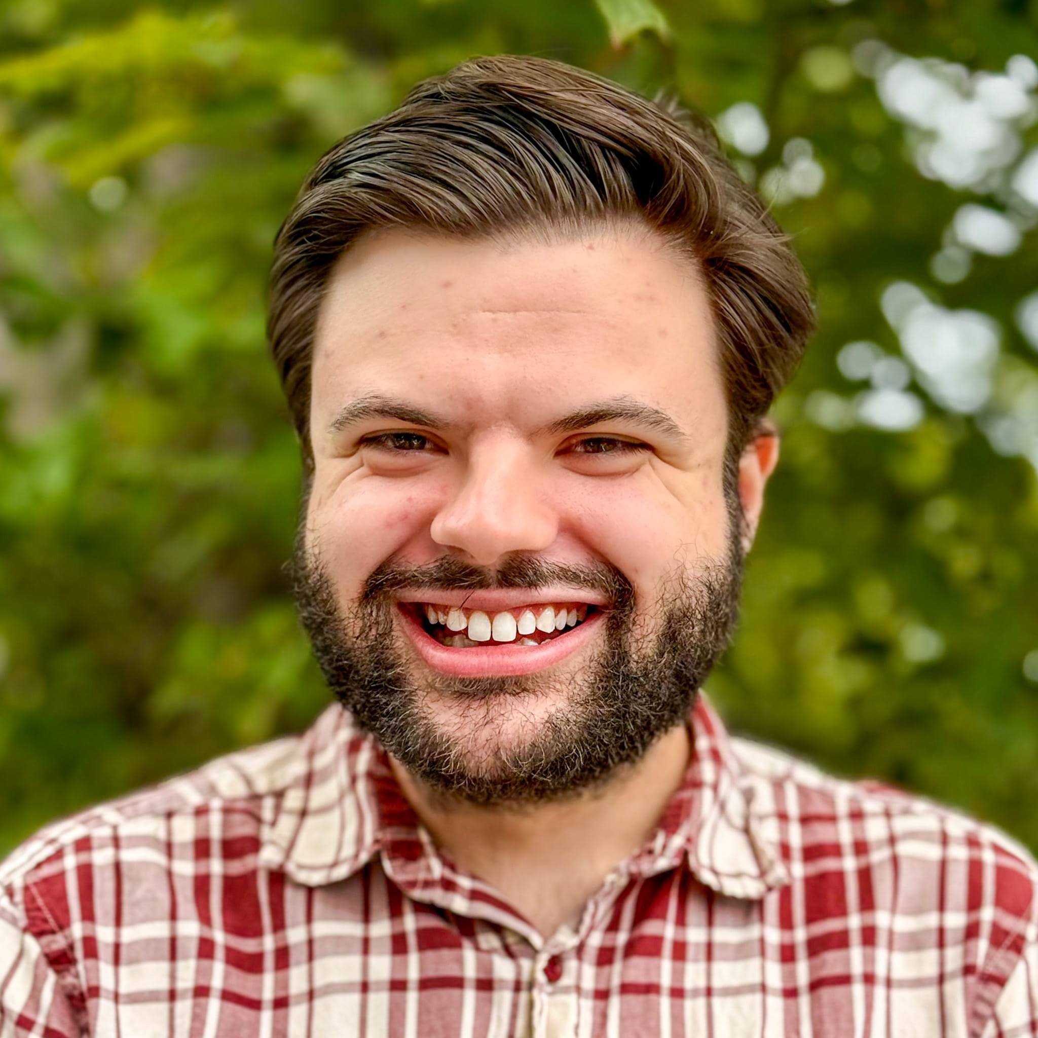 A person looking at the camera