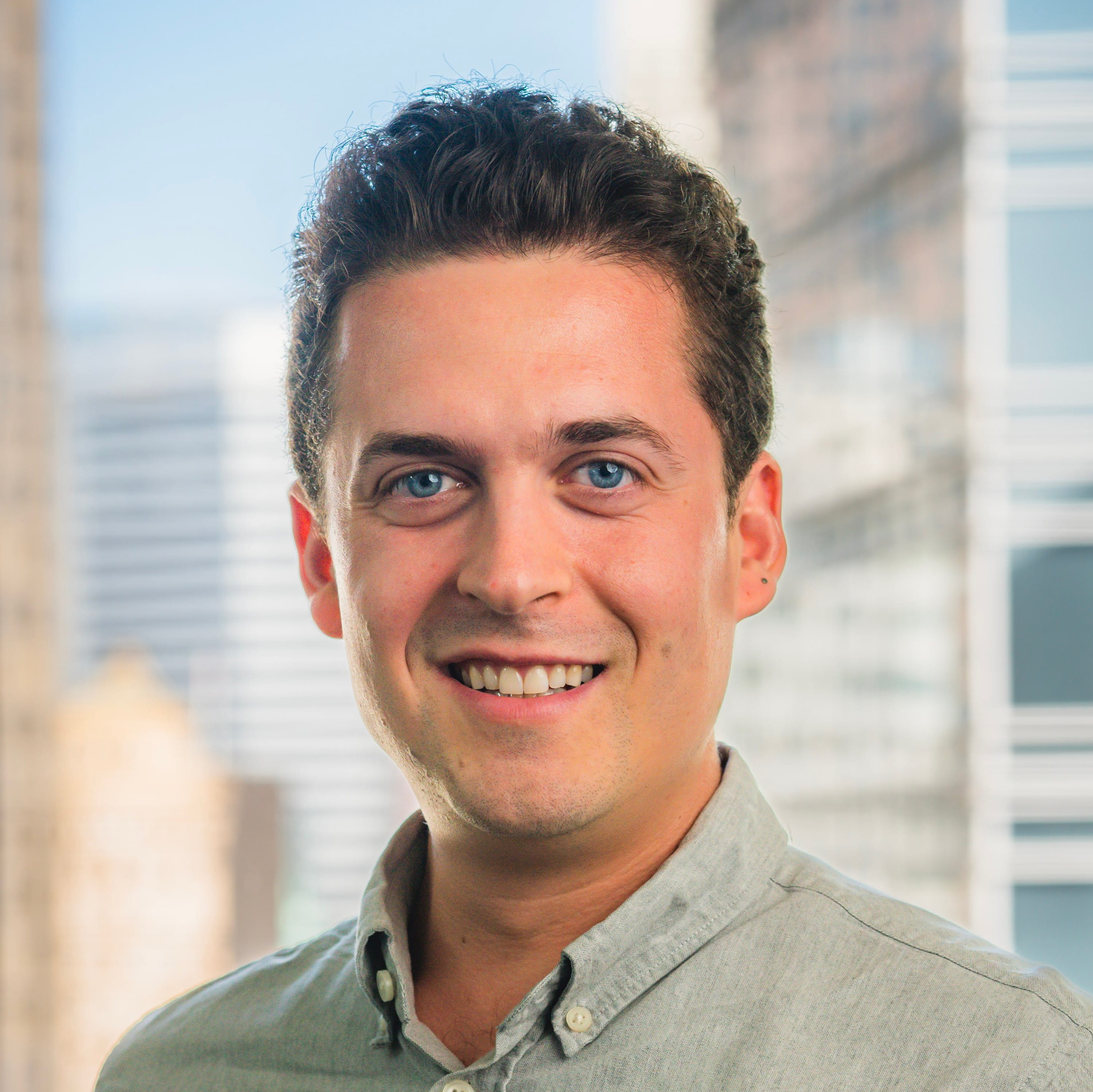 A person looking at the camera