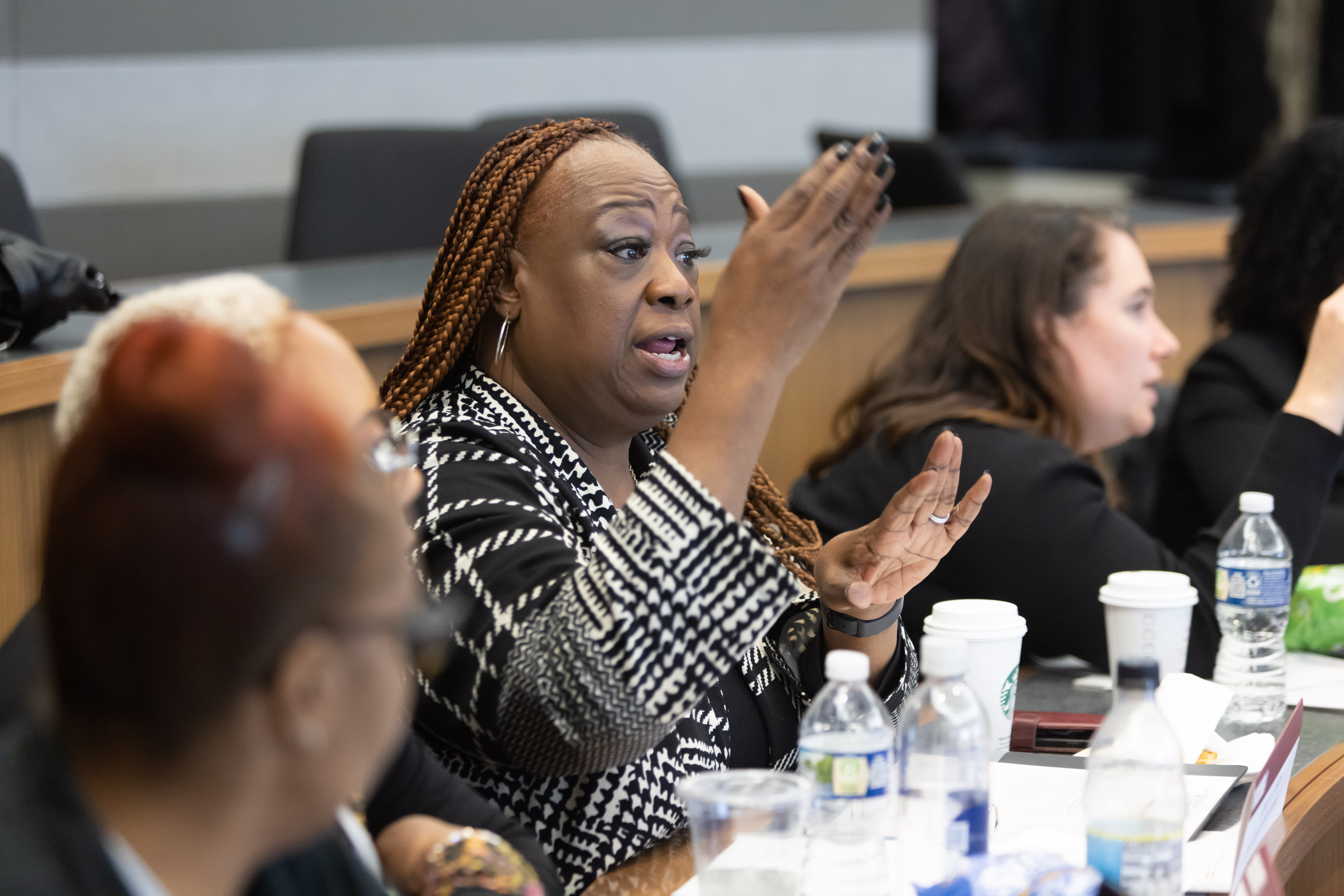 Participant speaking at an IGNITE session