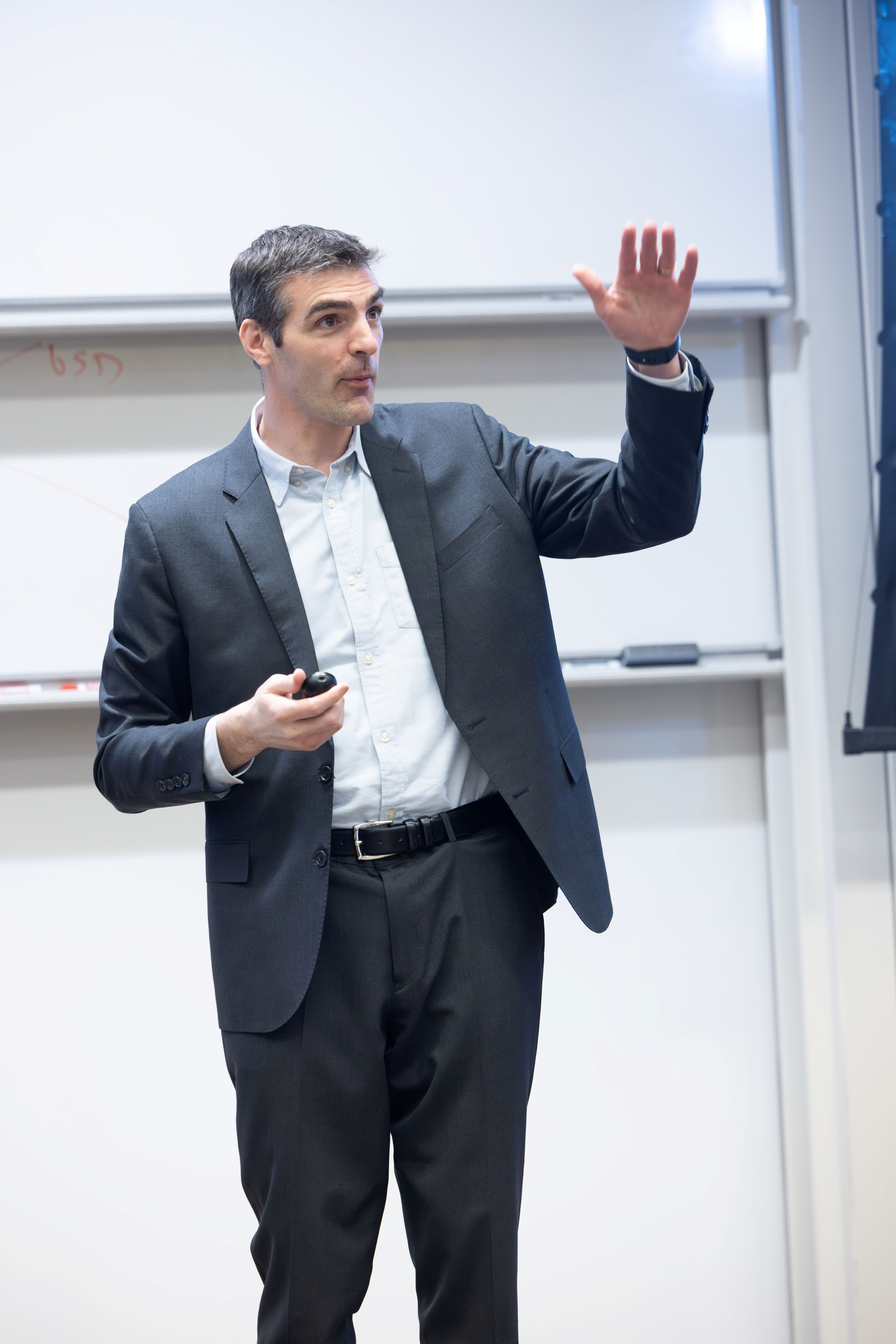 Faculty Pascal Noel speaking at Management Conference