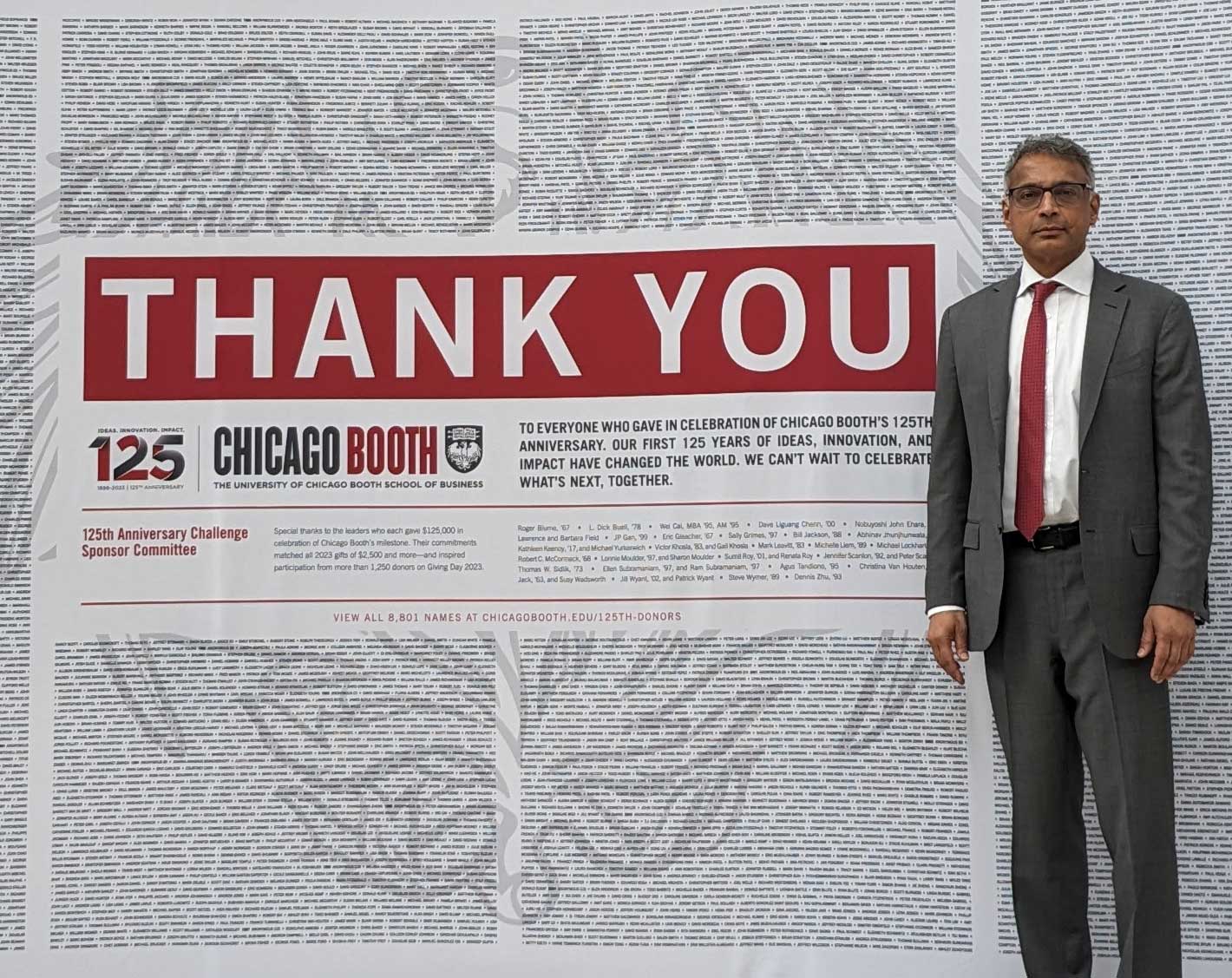 Madhav 125th Anniversary Banner