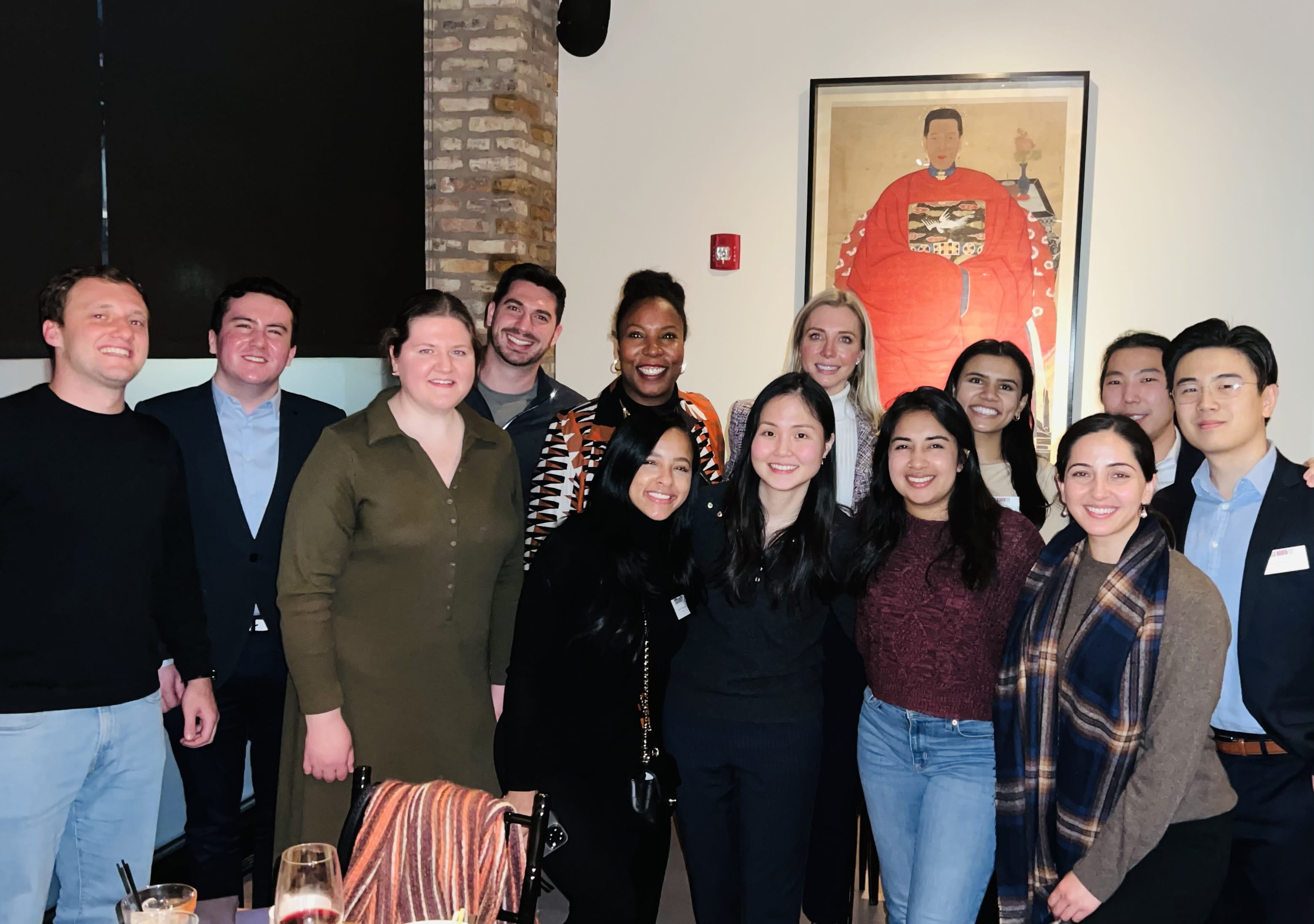Student Booth Family Dinner Photo