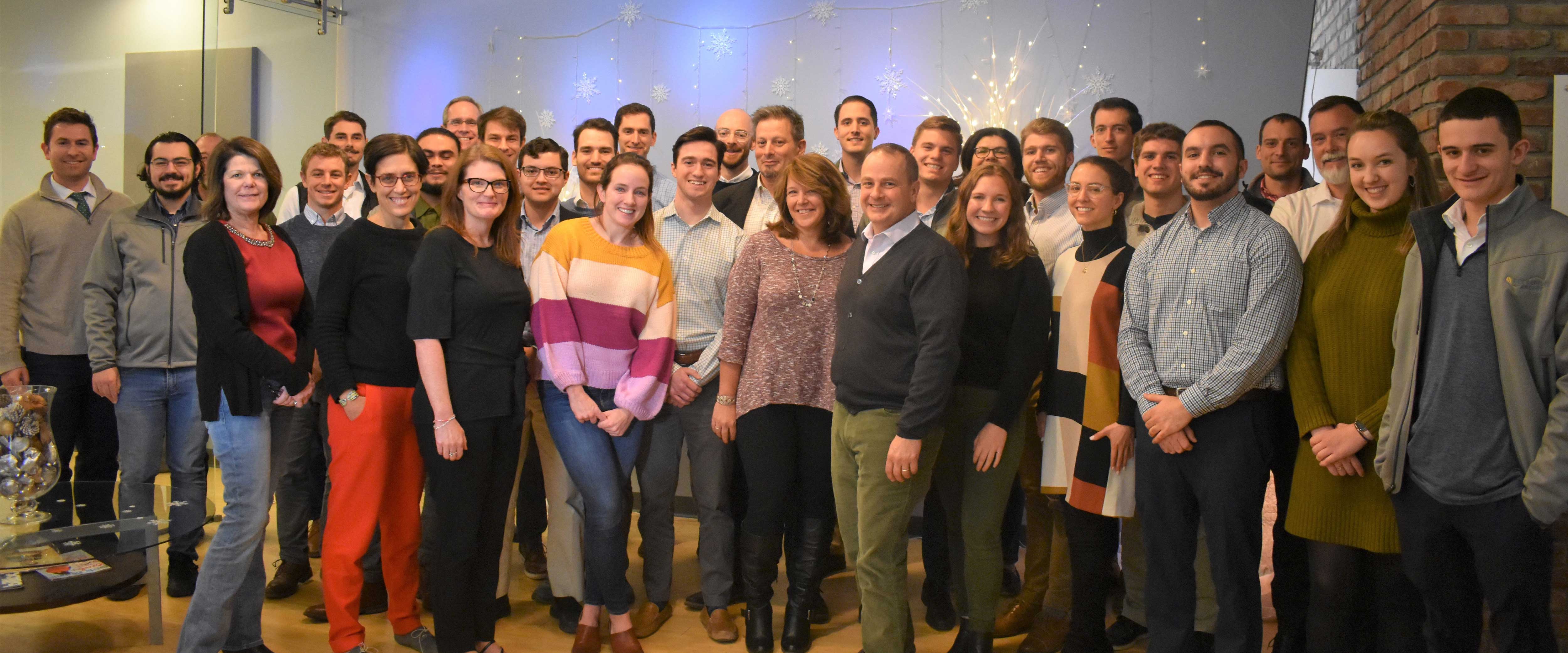 Group shot of students and alumni