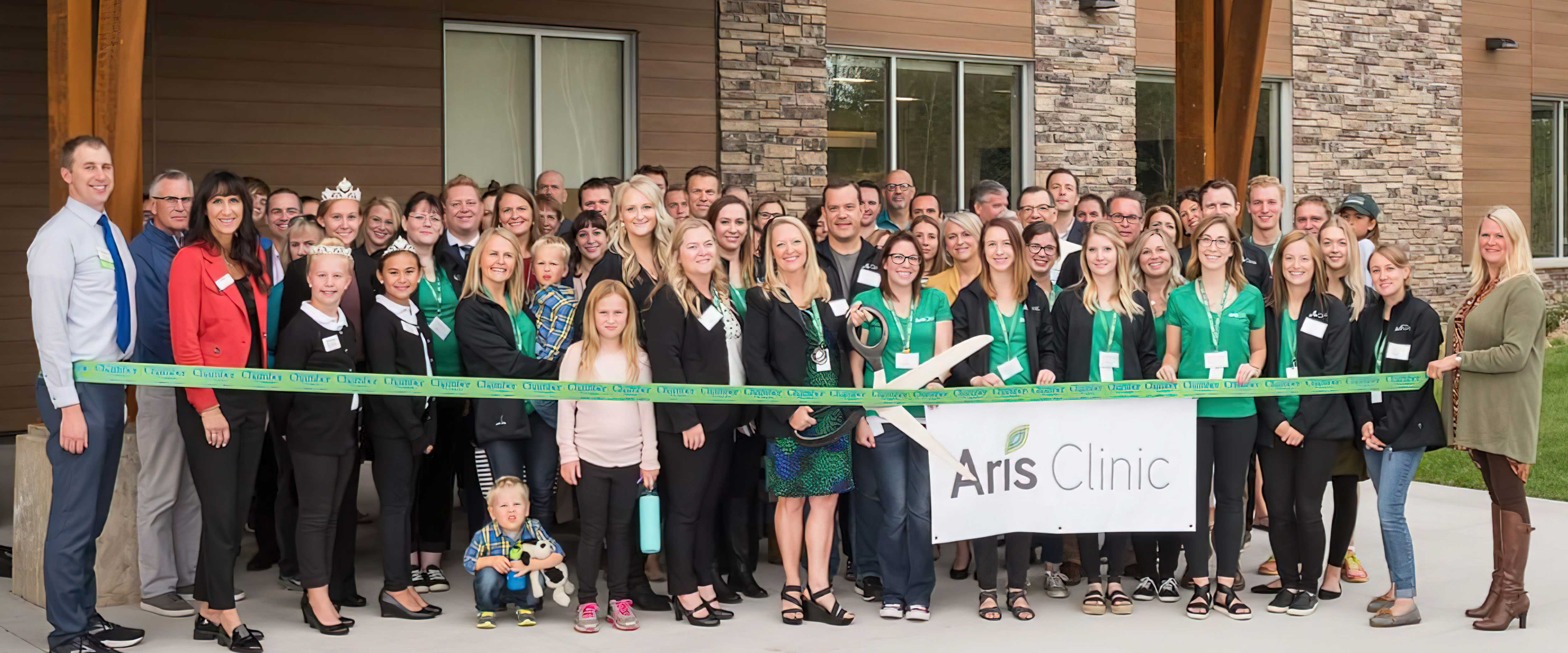 Group shot of clinic opening