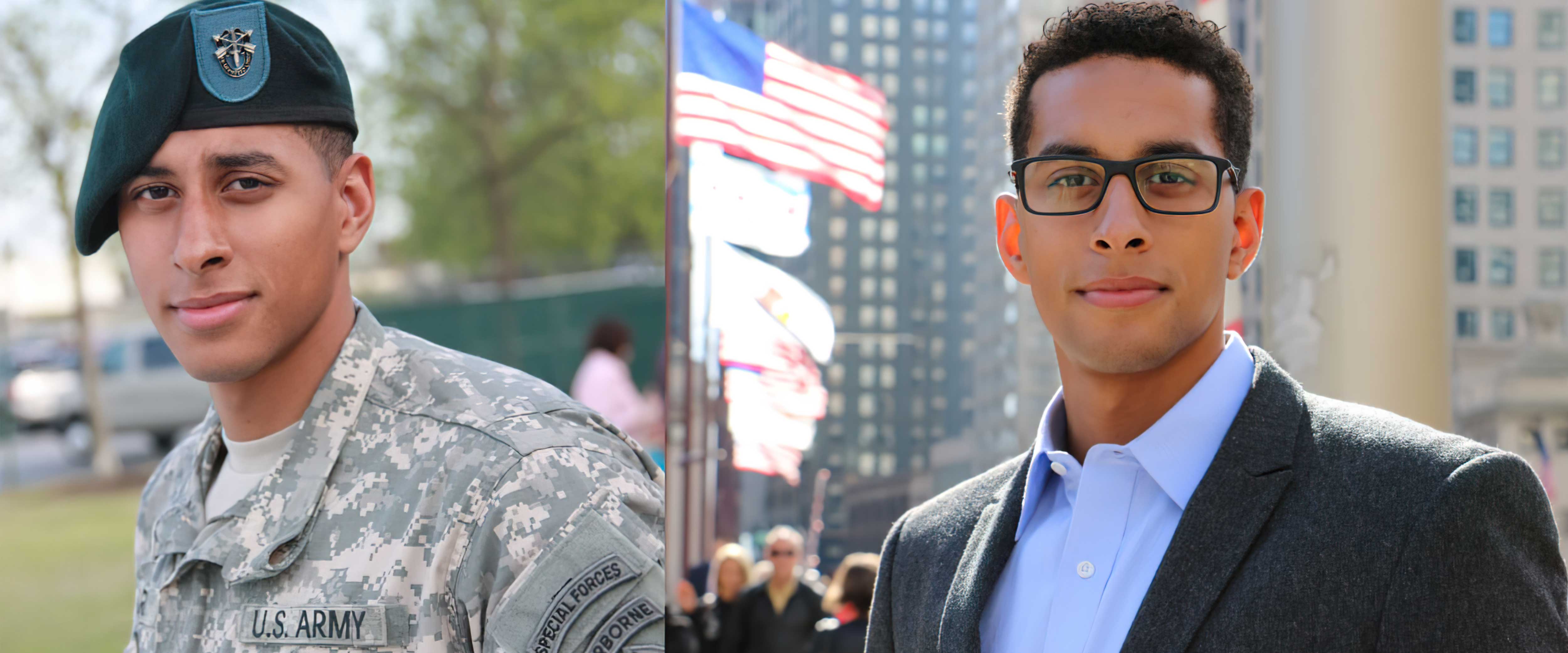 Nathan Matare army and current photo