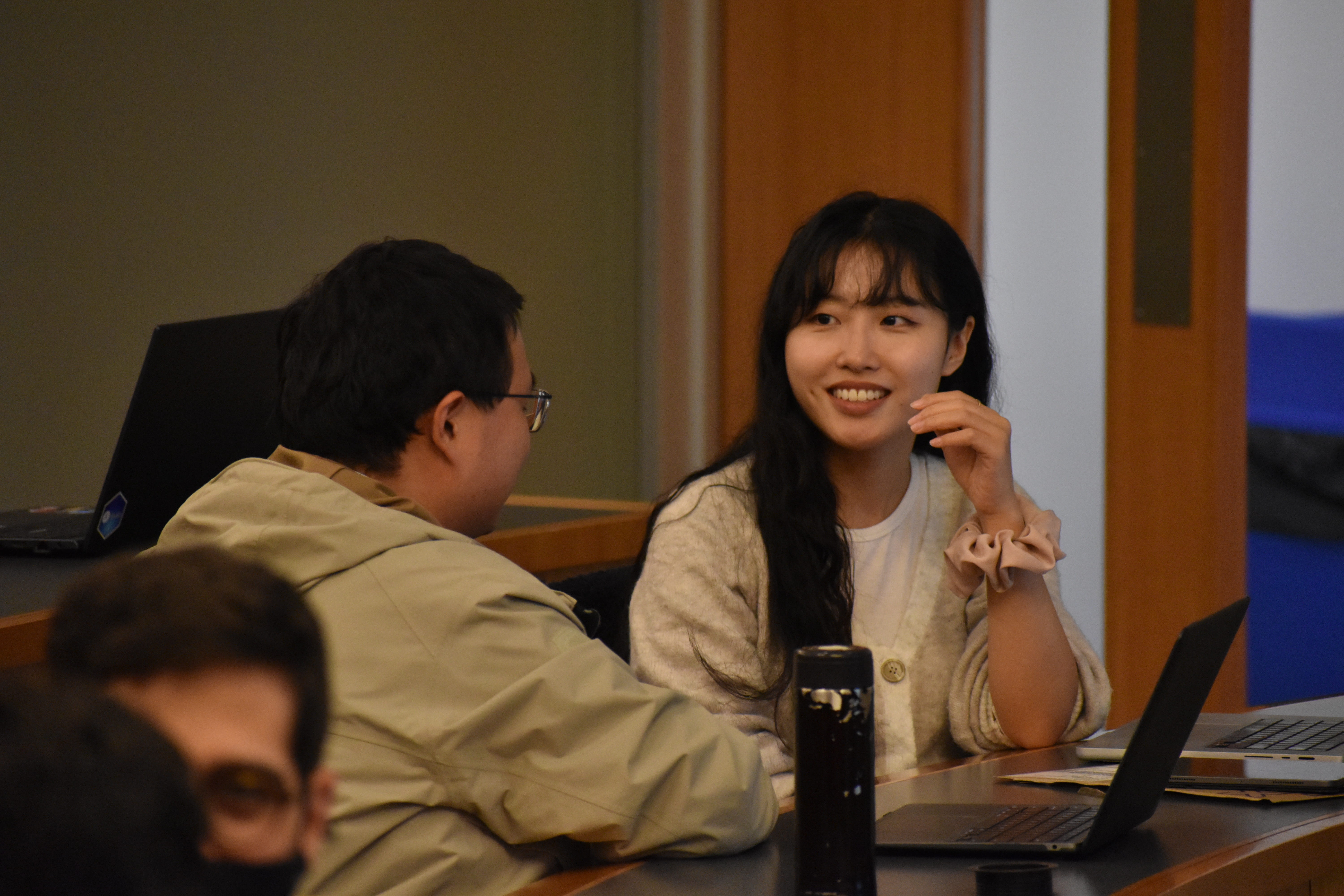 Pre-doc fellows in class