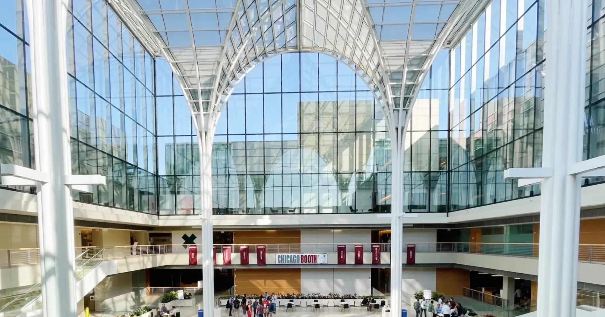 View inside Harper Center at Chicago Booth