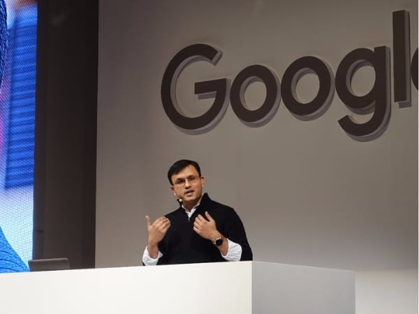 Man at podium presenting