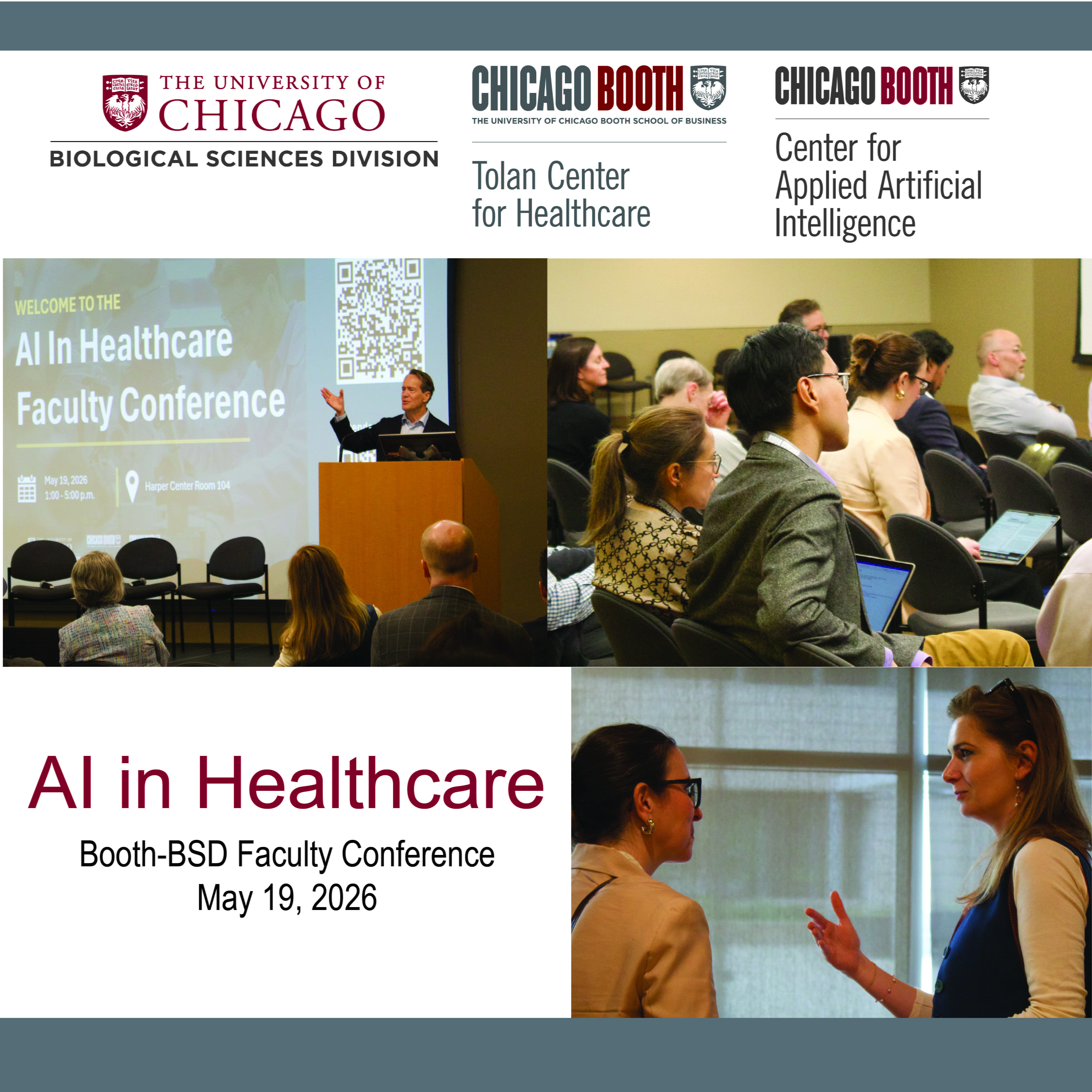 AI in Healthcare faculty conference May 19, 2026