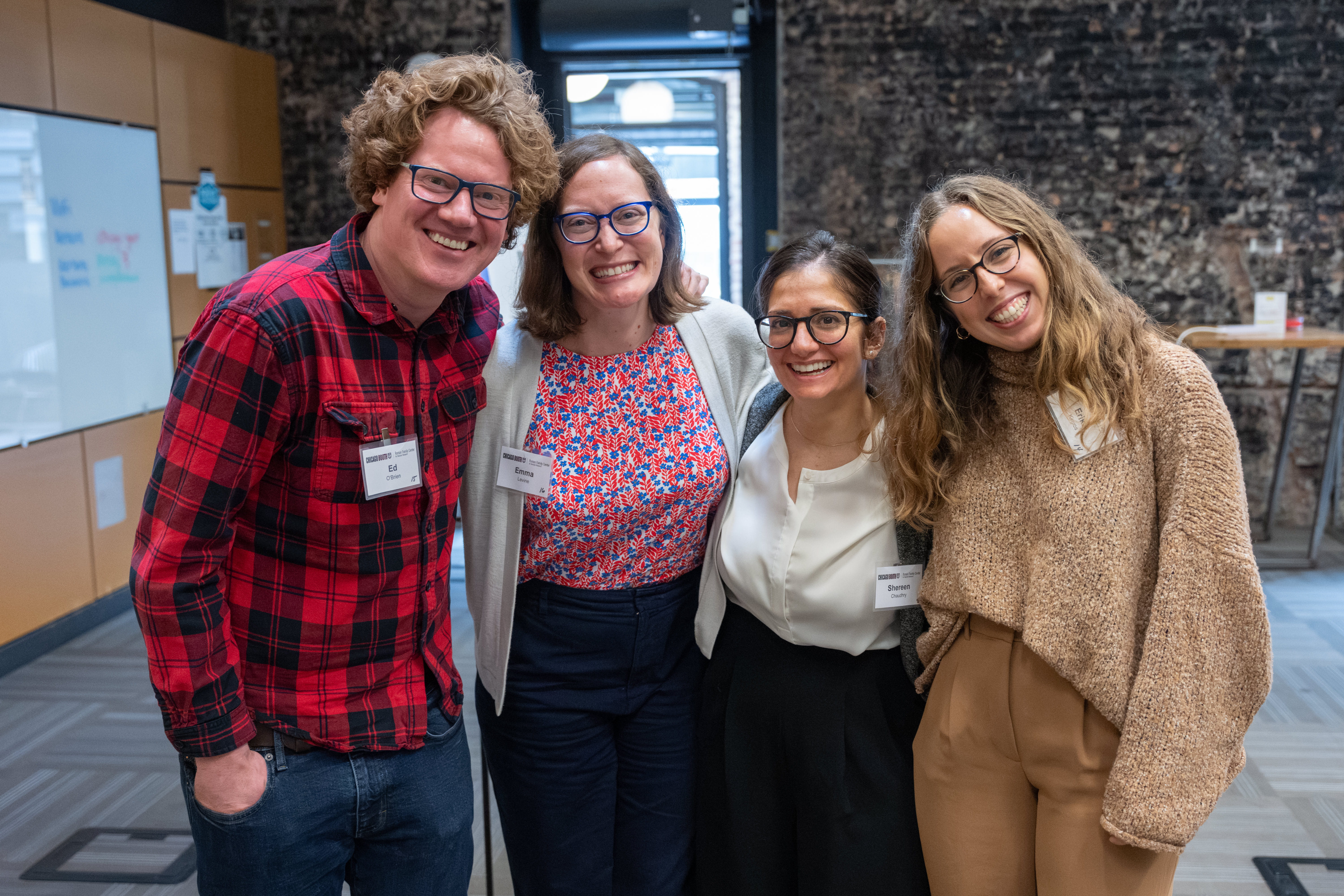 Roman Family CDR faculty members pose together