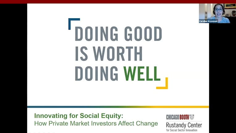 Video Thumbnail | Innovating for Social Equity: How Private Market Investors Affect Change
