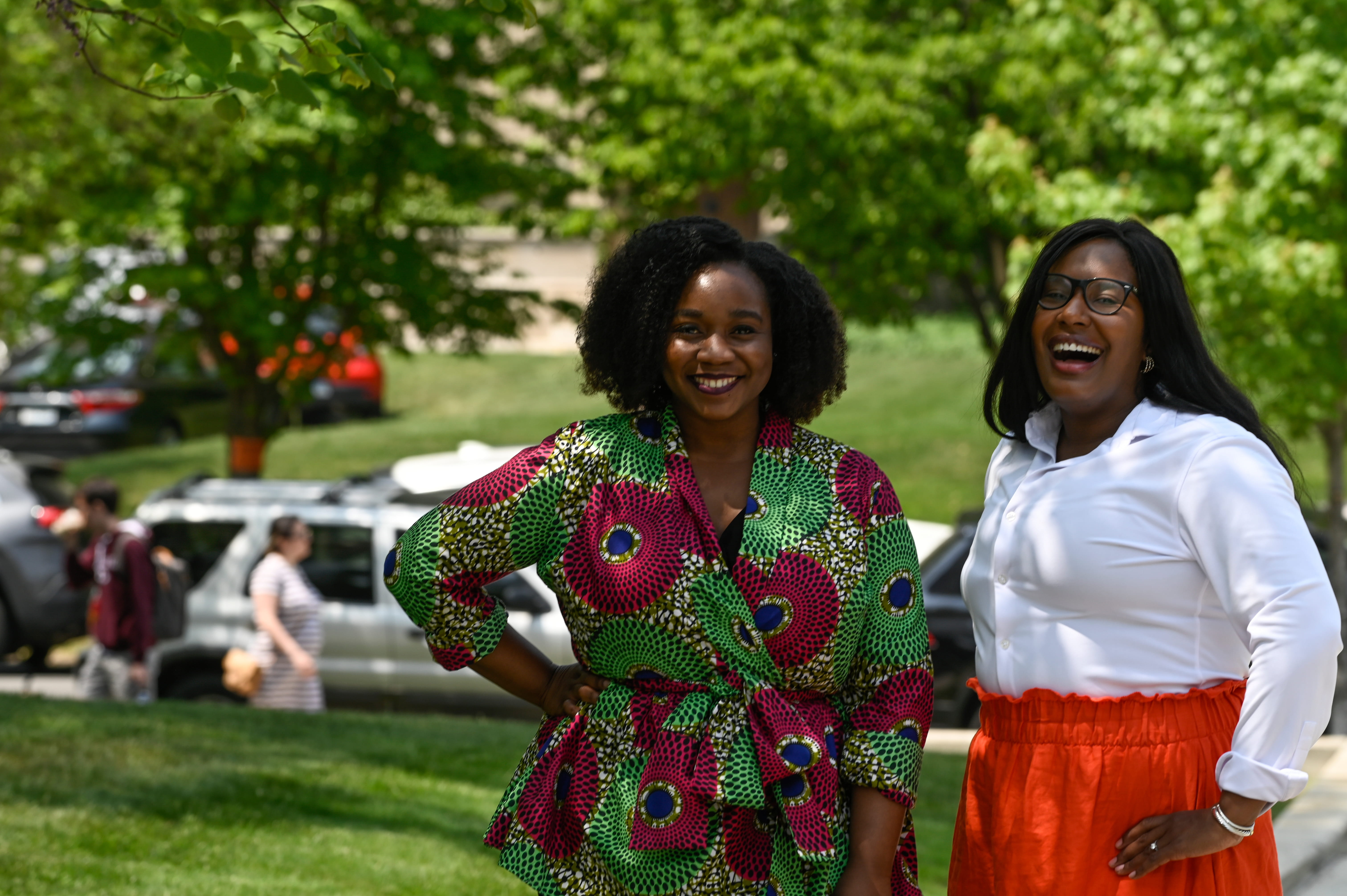 Michelle Mbekeani and Jamie Brown of Period wins the 2023 John Edwardson, '72, Social New Venture Challenge