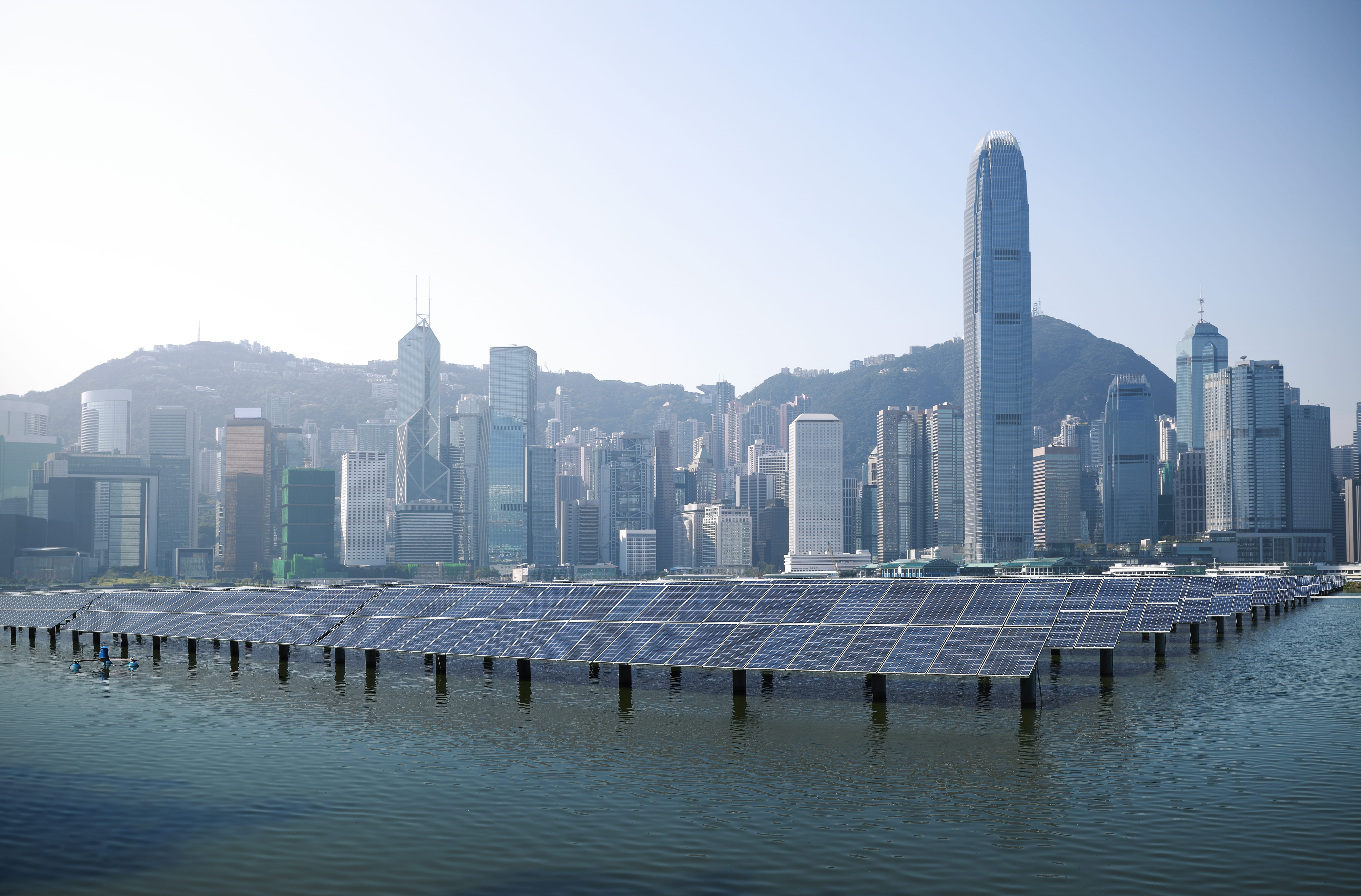 Hong Kong City Skyline