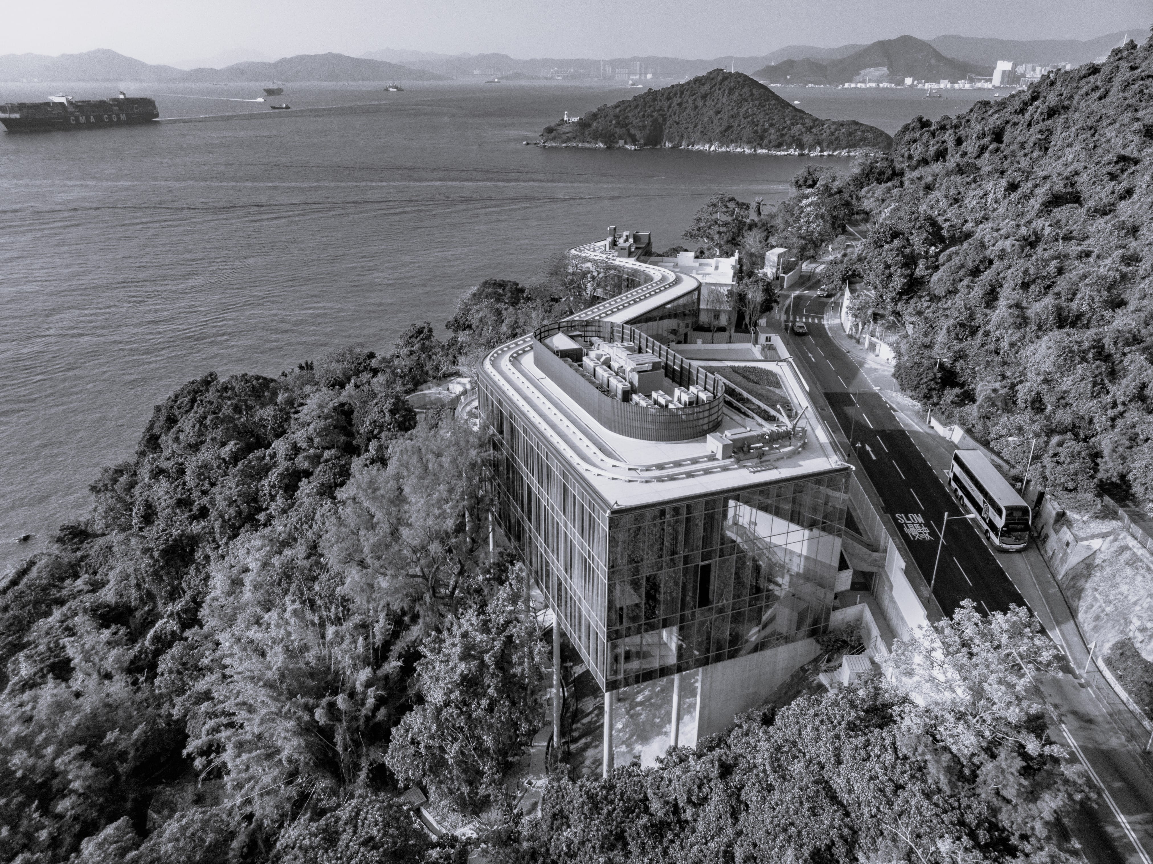 Aerial view of the Hong Kong Yuen Campus 