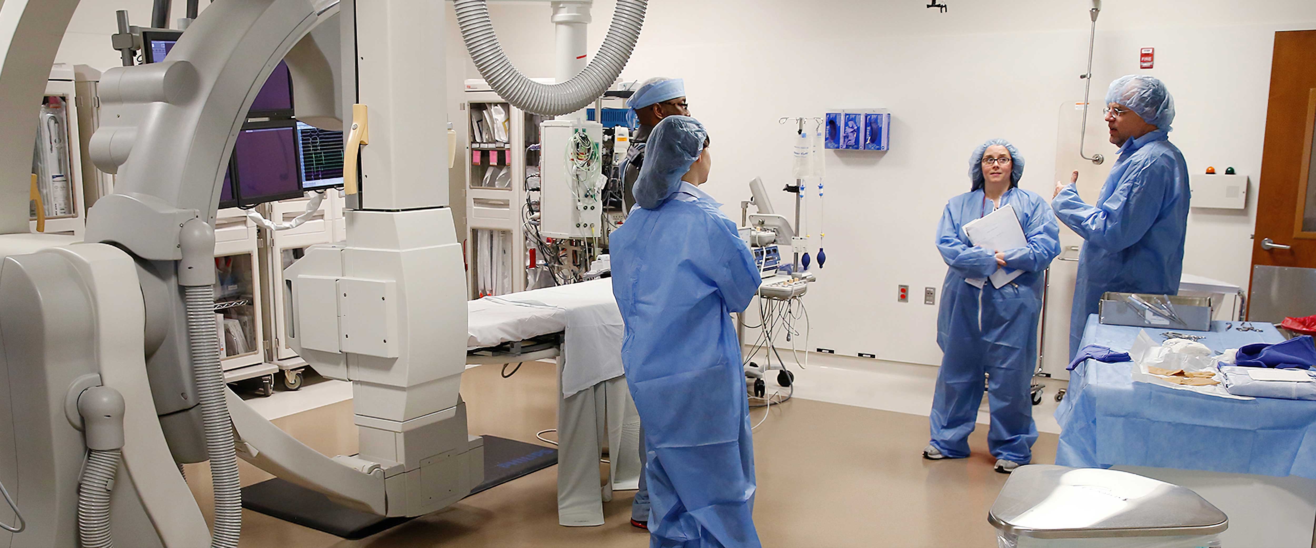 Circle of doctors in conversation