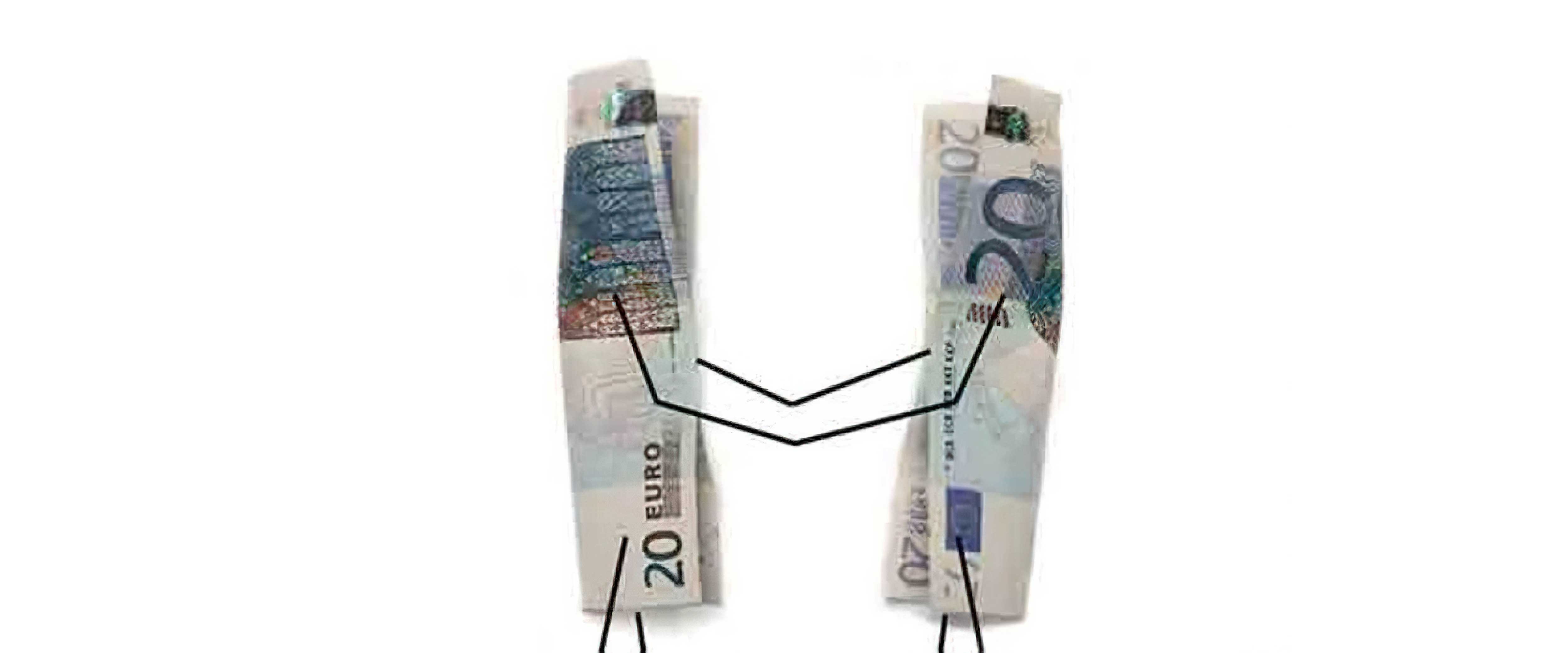 Euros with arms shaking hands