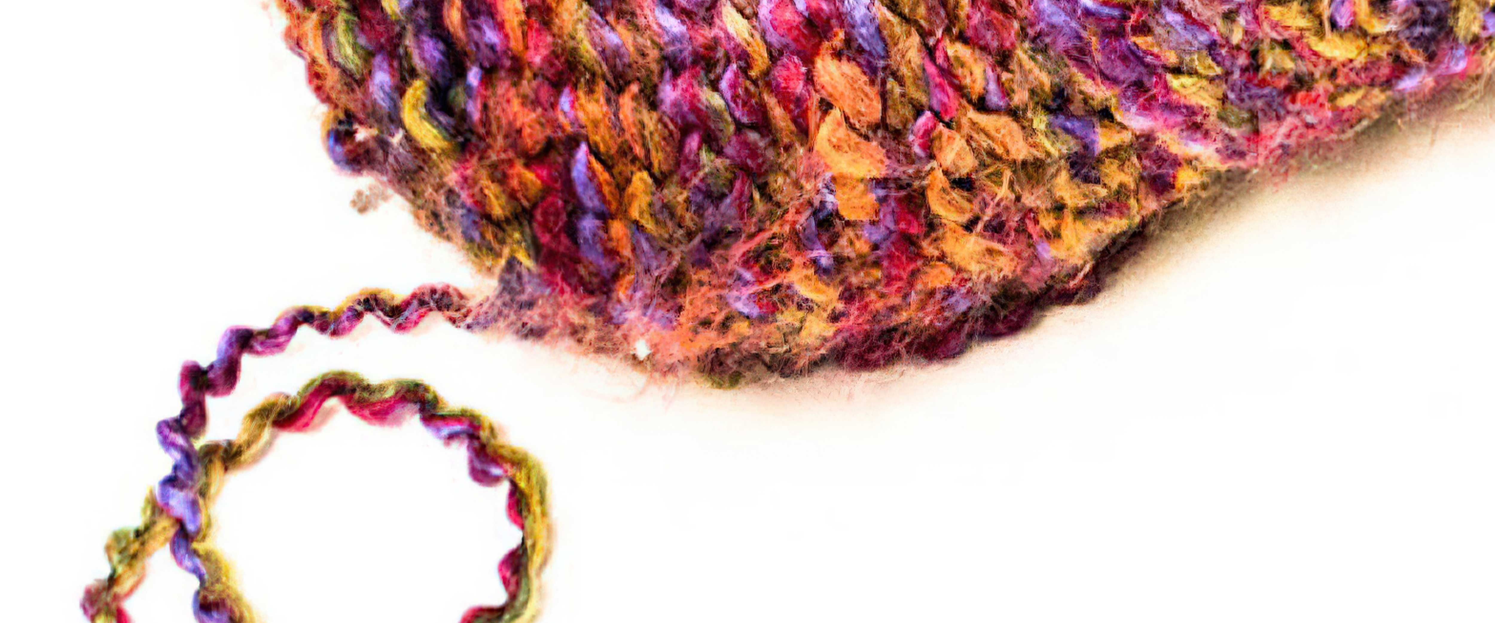 Thread being pulled from knit item