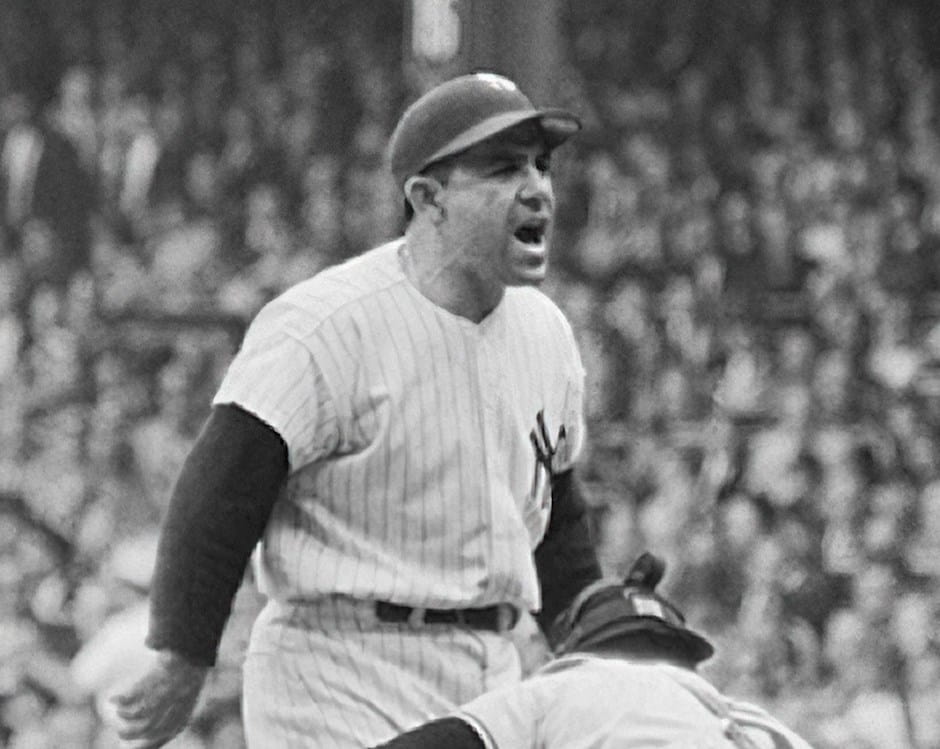 Baseball player Yogi Berra