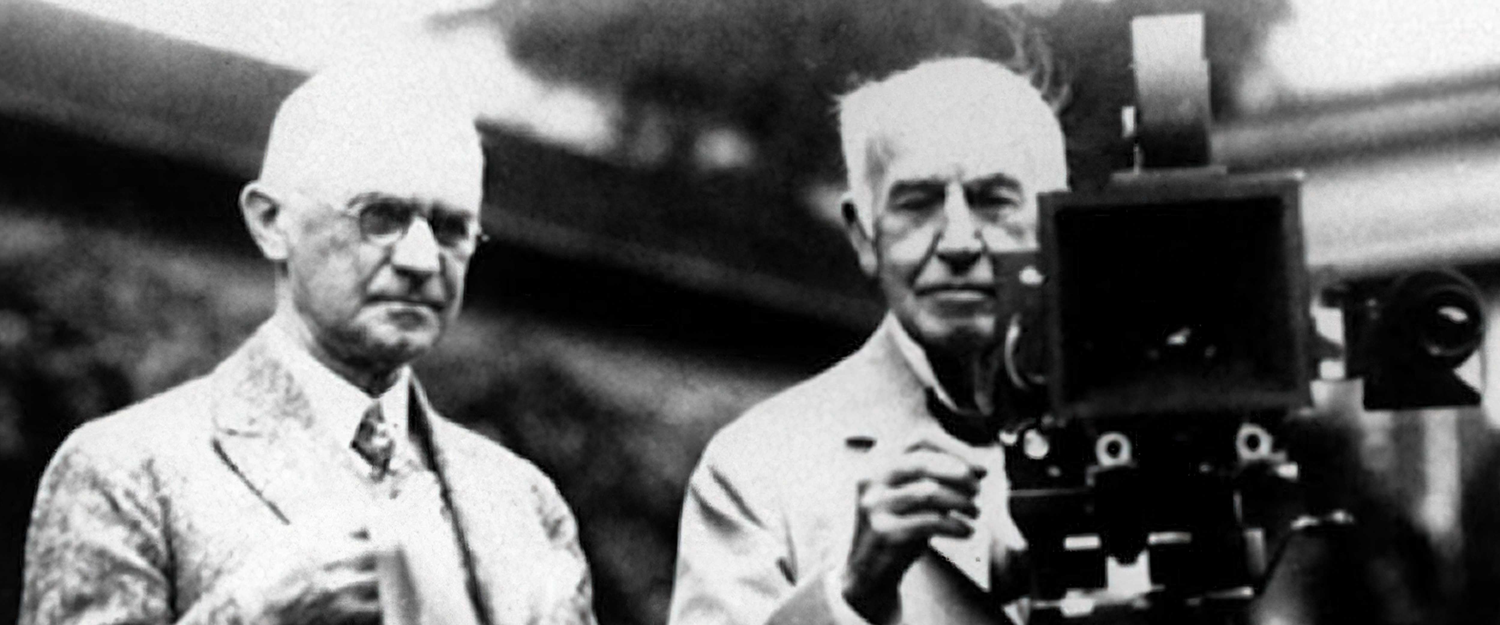 George Eastman and Thomas Edison