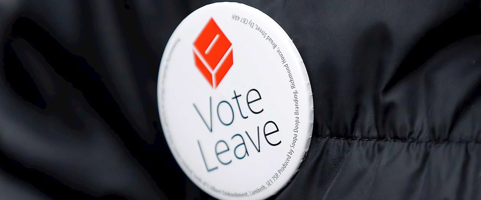 "Vote leave" Brexit button