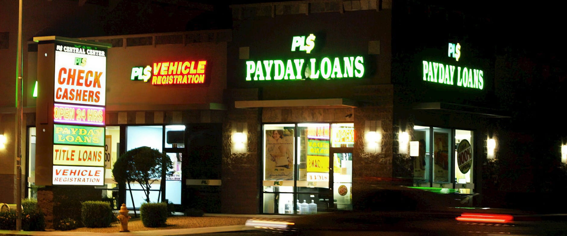 Payday loans shop
