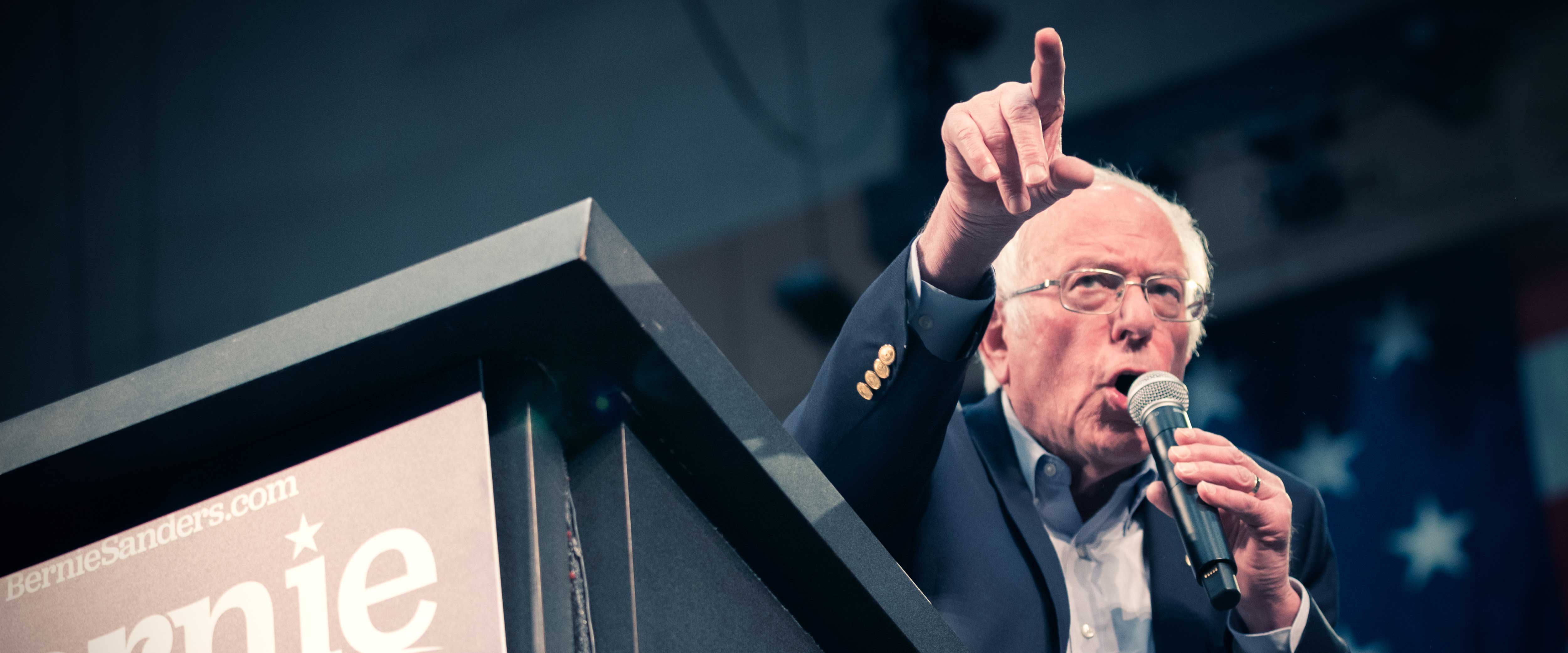 Bernie Sanders speaking