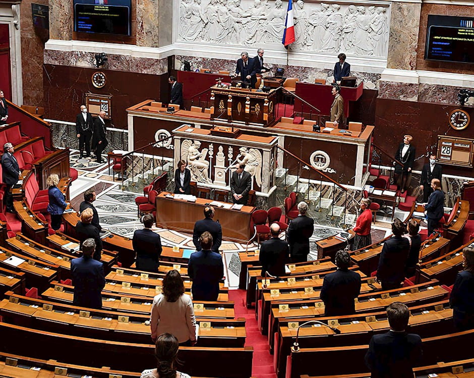 Birds Eye view of parliament