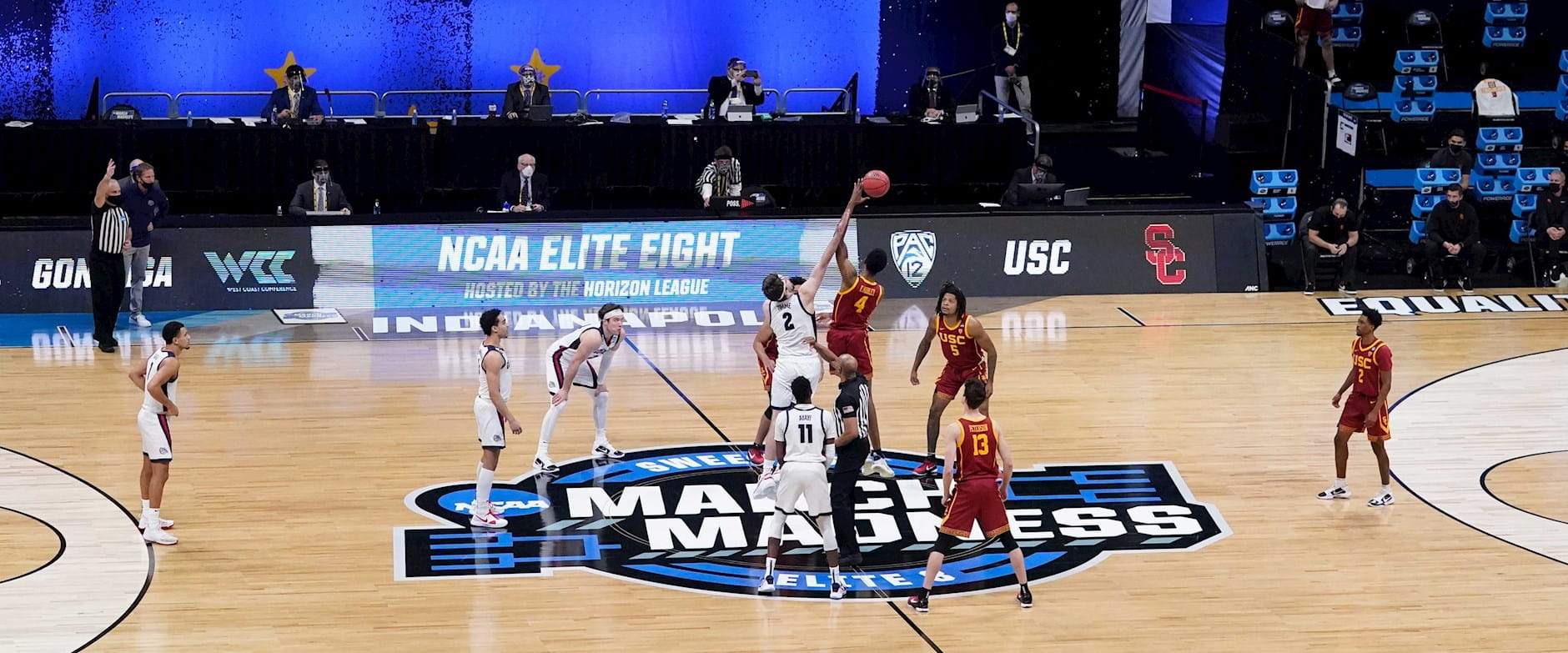 USC Trojans vs. Gonzaga Bulldogs NCAA basketball game