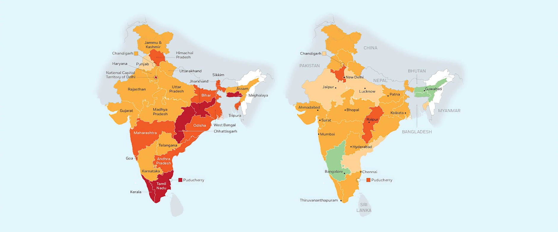 Data map of India