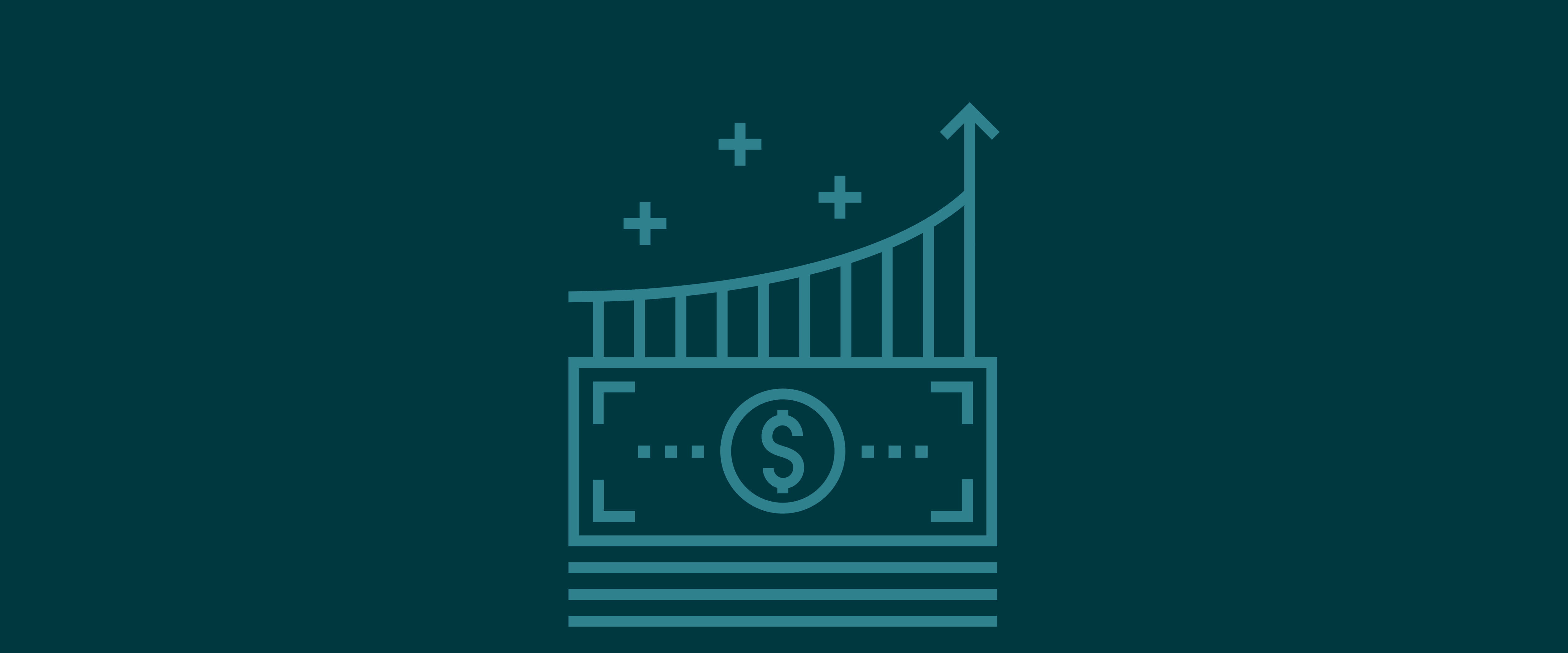 Money and chart diagram