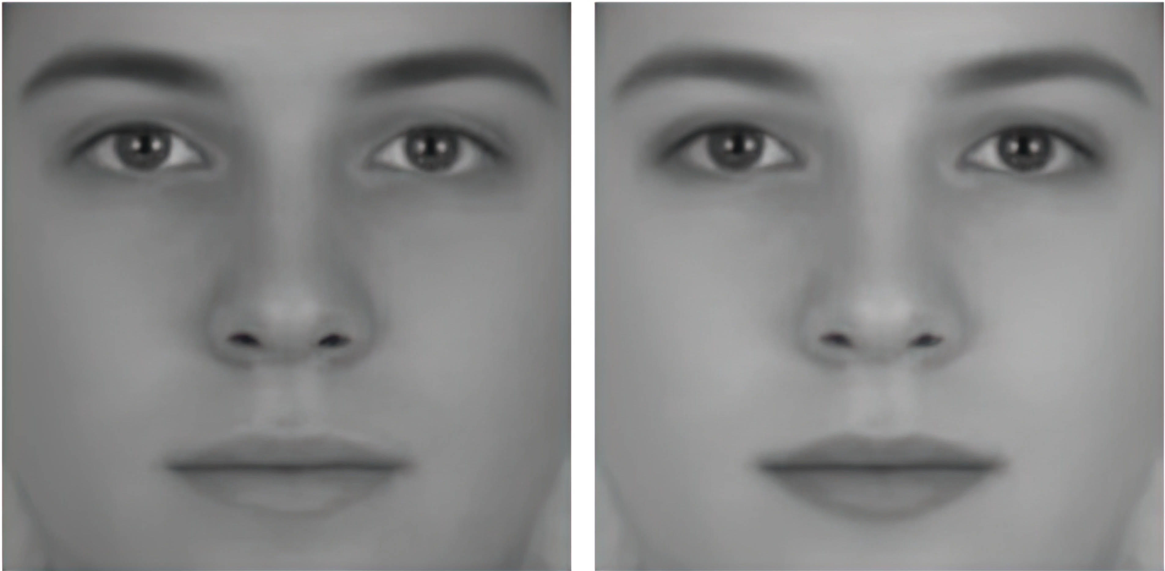 Comparison of two faces