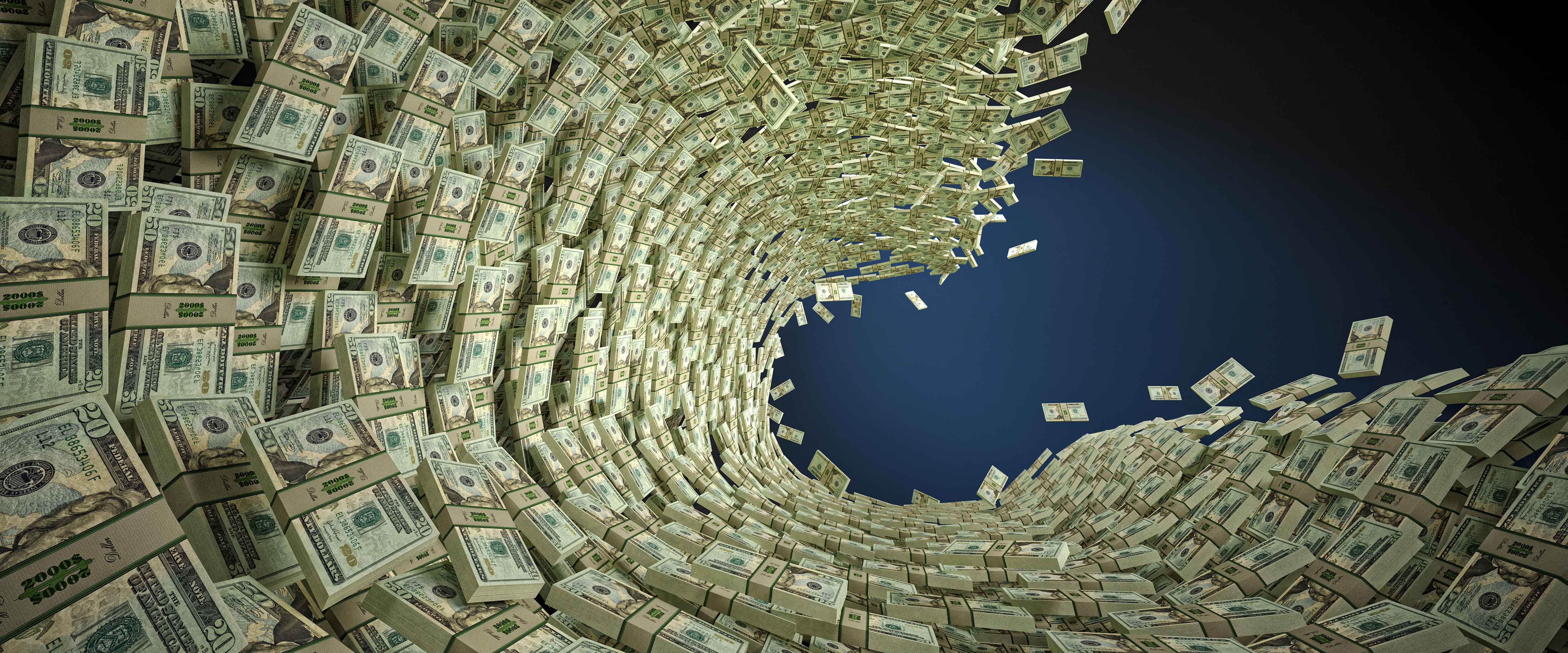 Wave of money
